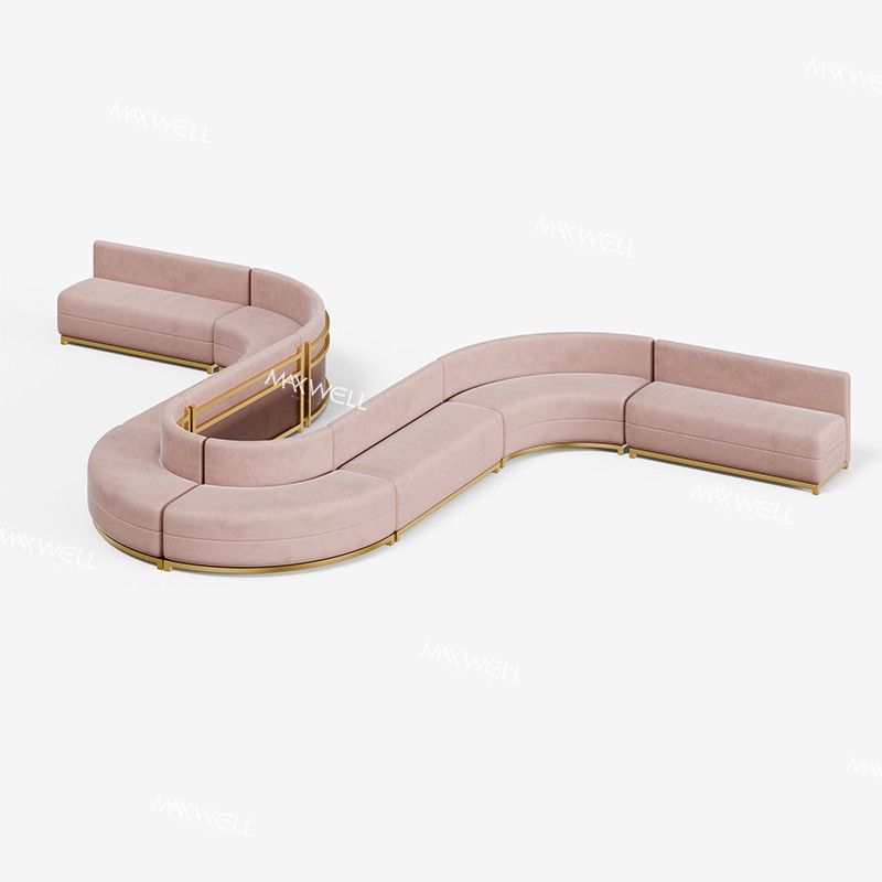 Canapea de catifea de nuntă de lux