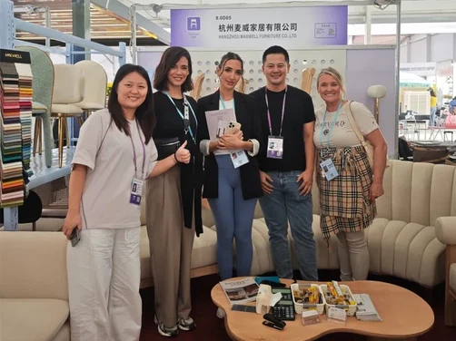 Maxwell team at wedding furniture trade show and industry exhibition Maxwell team at wedding furniture trade show and industry exhibition