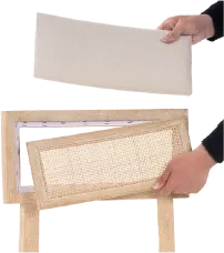 Wedding chair with replaceable parts for rental companies Wedding chair with replaceable parts for rental companies