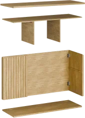 7.Folding wedding bar counter with space-saving design for event rental companies 7.Folding wedding bar counter with space-saving design for event rental companies