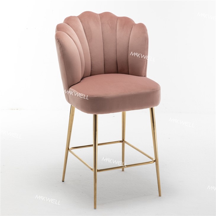 Scaun de bar pentru nunta din catifea